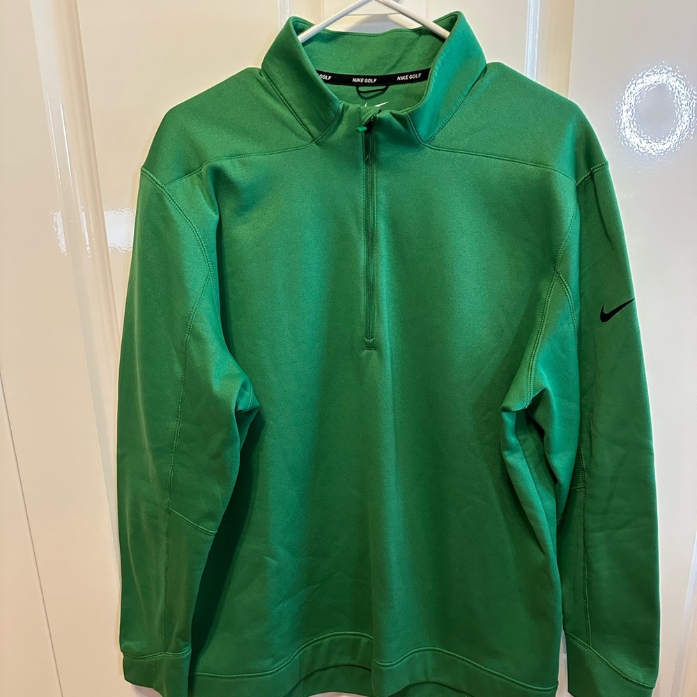 Nike Golf Green Quarter Zip Jacket